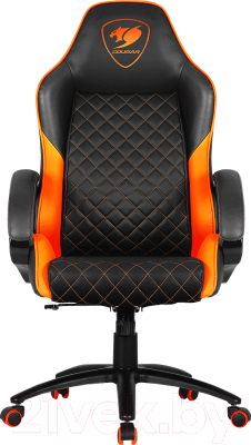 Кресло геймерское Cougar  Fusion, черный/оранжевый- фото
