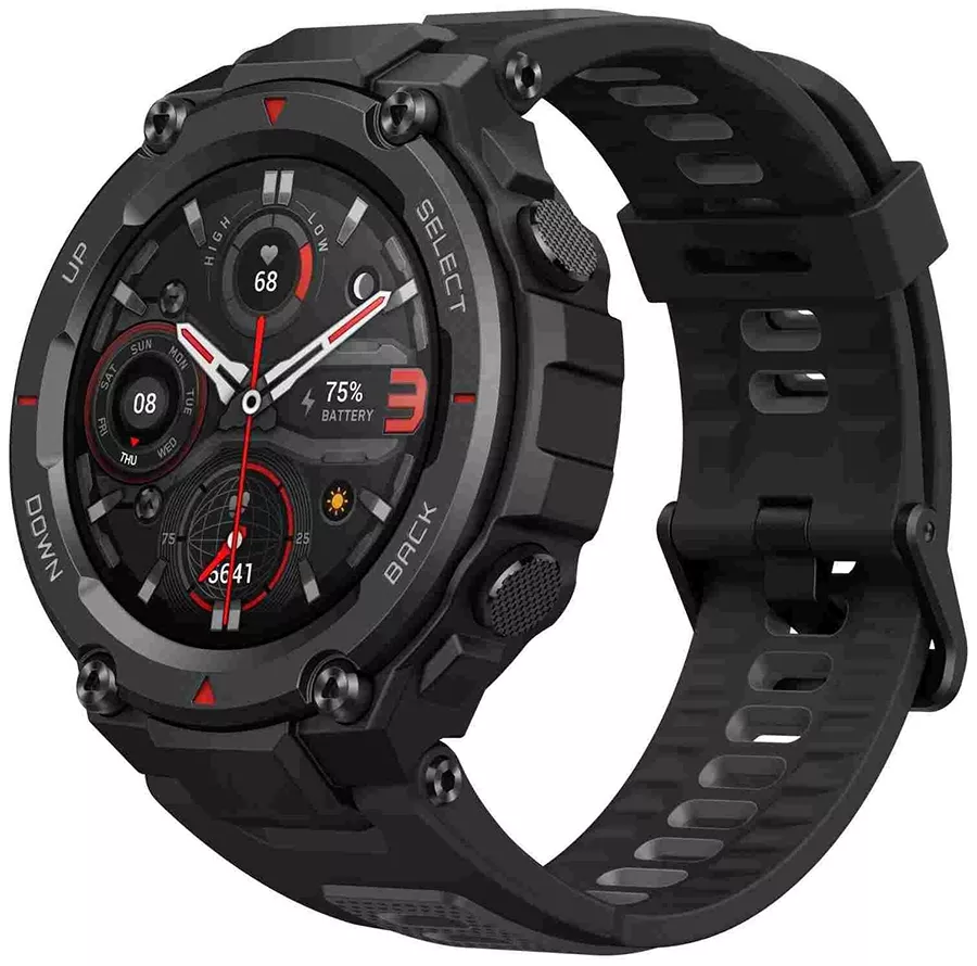 Гибридные умные часы Amazfit T-Rex Pro (черный)- фото