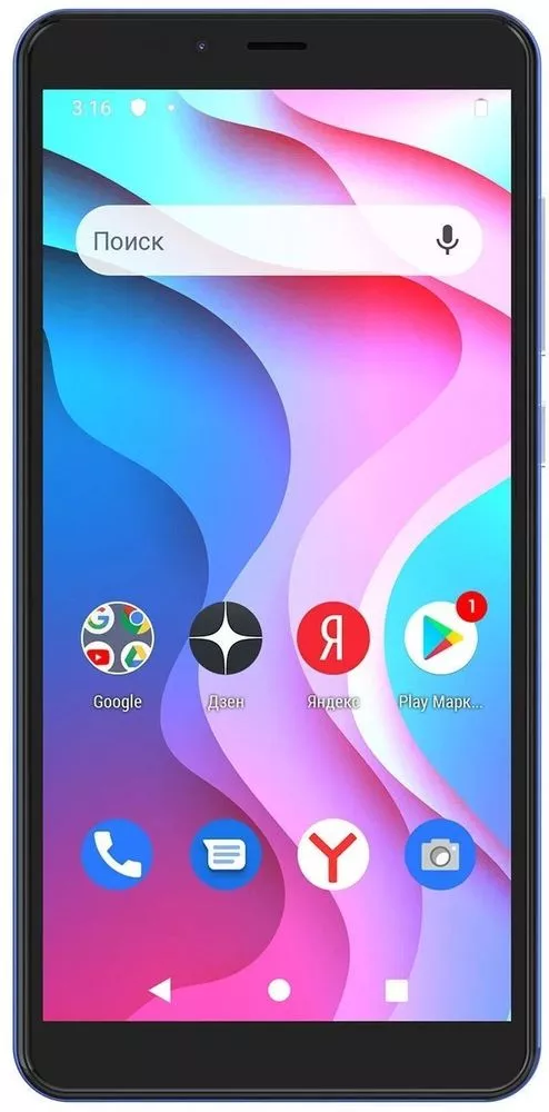 Смартфон Inoi A52 Lite 32GB (синий)- фото2