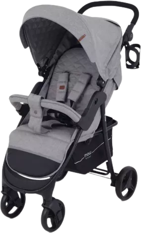 Детская прогулочная коляска MOWbaby Cross Gold / RA089 (beige)- фото