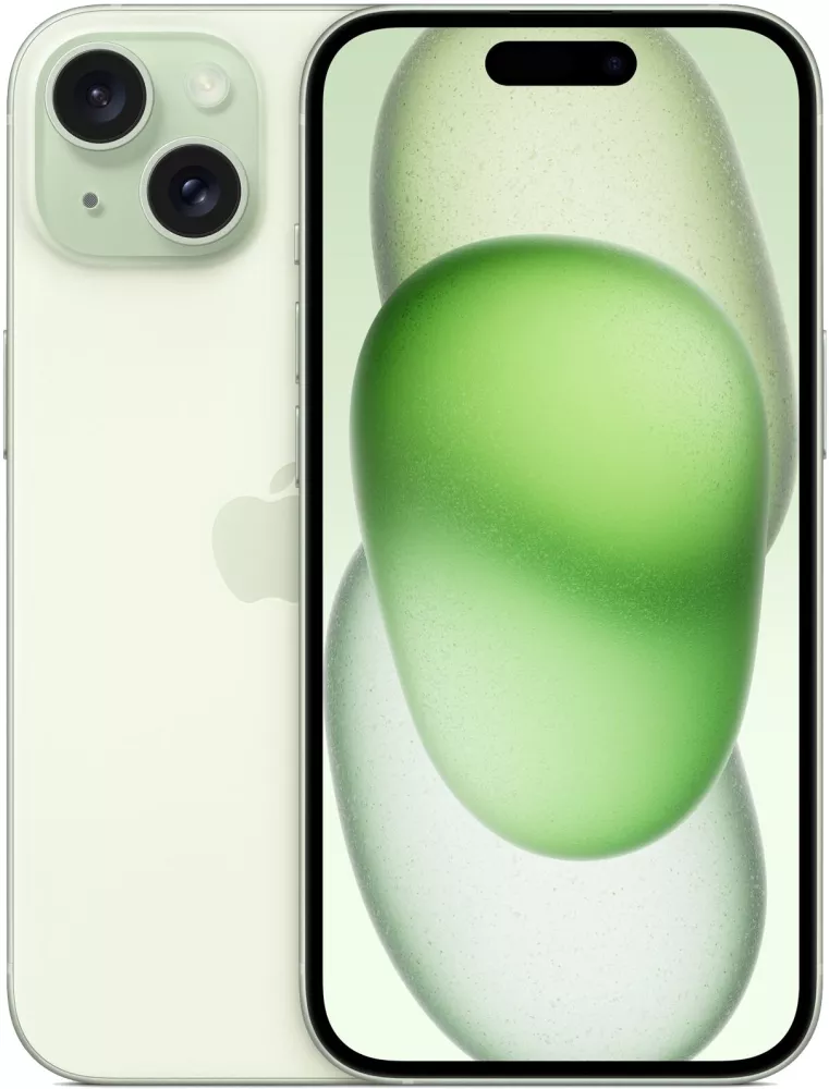 Смартфон Apple iPhone 15 128GB (зеленый)- фото