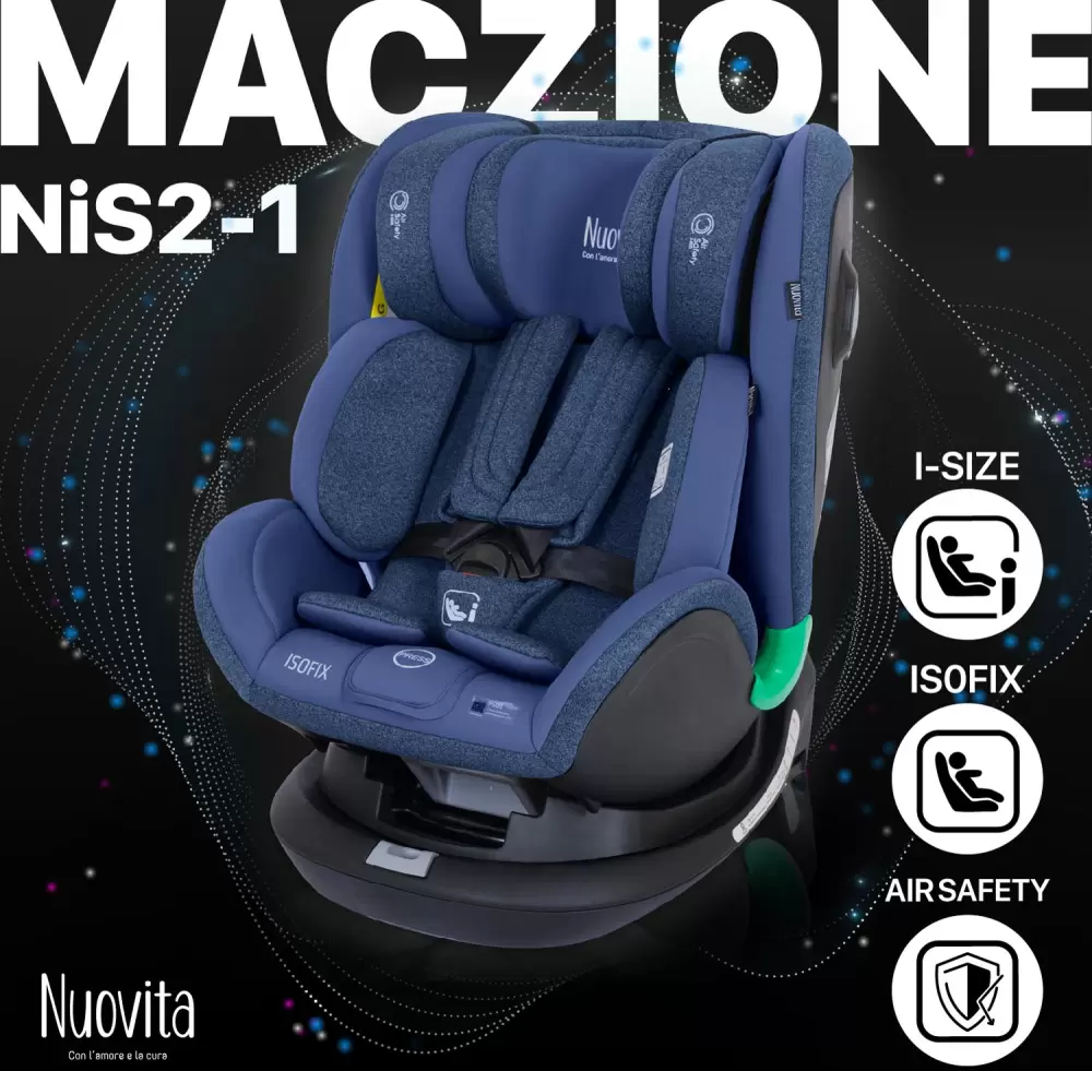 Автокресло Nuovita Maczione NiS2-1 (синий)- фото7