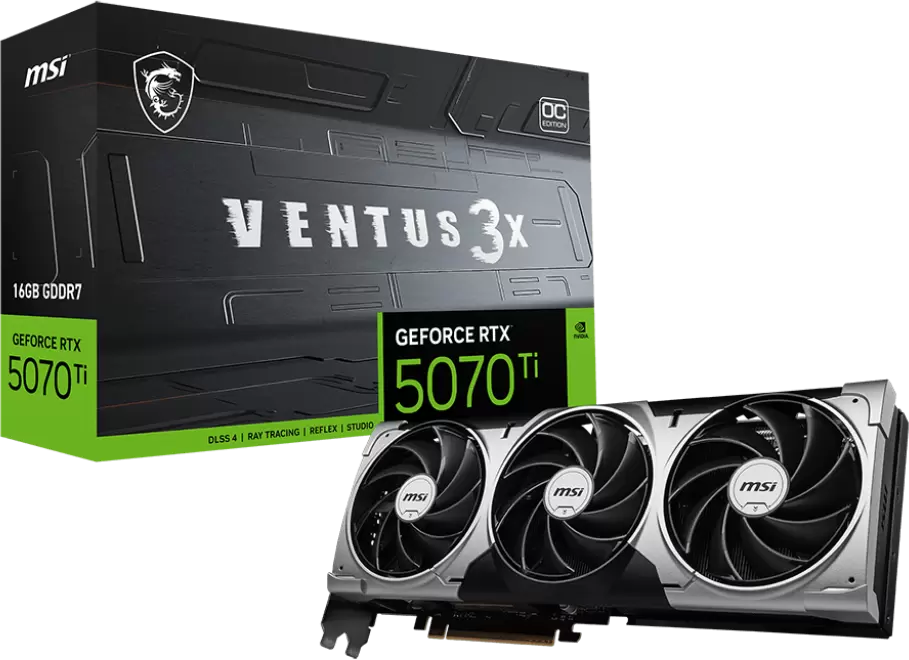 Видеокарта MSI GeForce RTX 5070 Ti 16G Ventus 3X OC- фото5